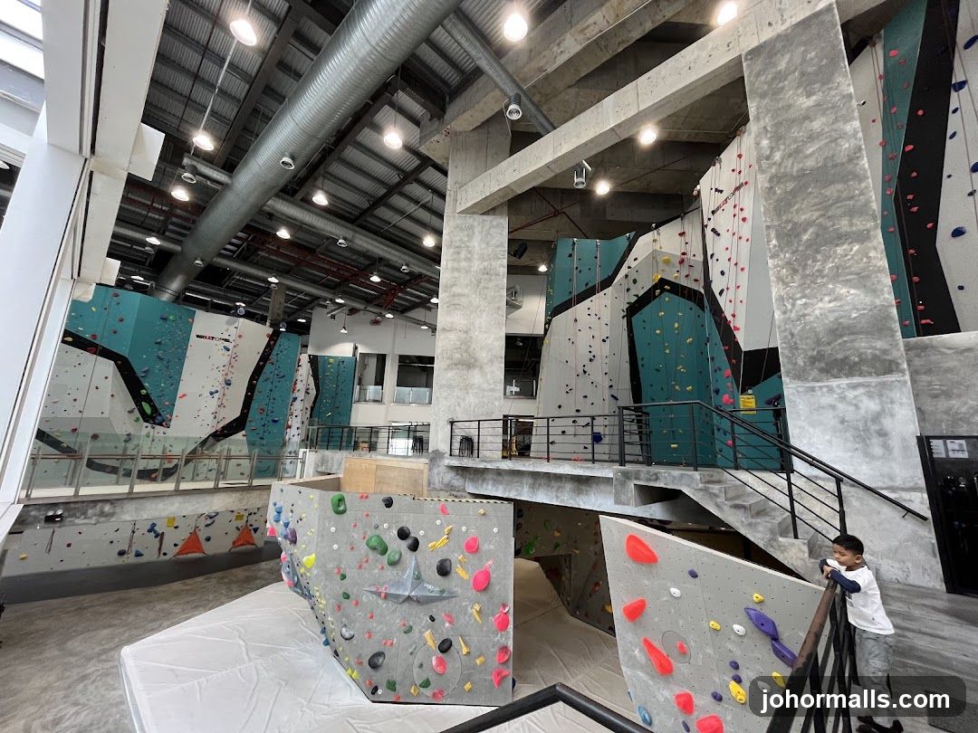 Indoor Climbing Gym Interior