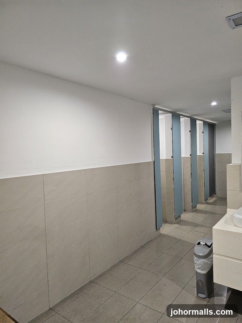 Interior of a public restroom