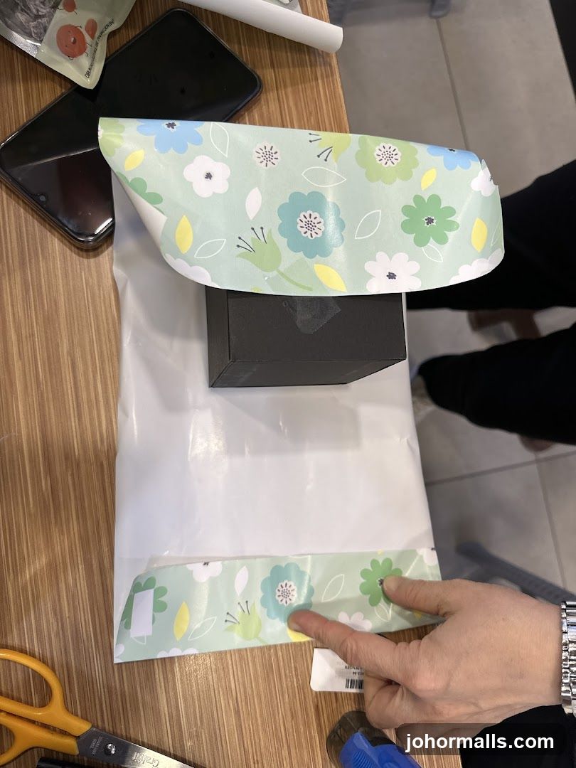 Gift wrapping activity