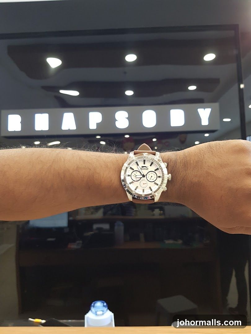 Wristwatch Display in Store