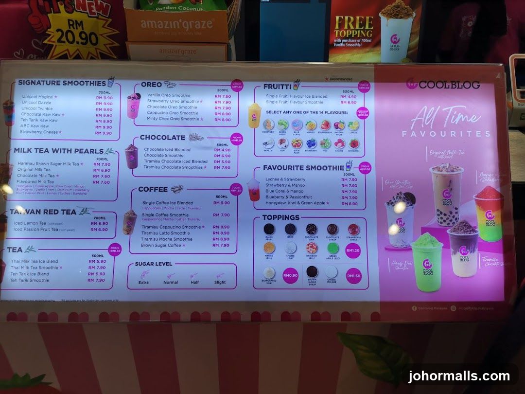 CoolBlog Menu Board