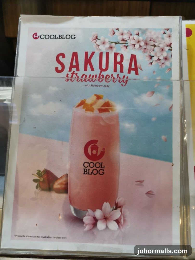 Cool Blog Sakura Strawberry Promotion Poster