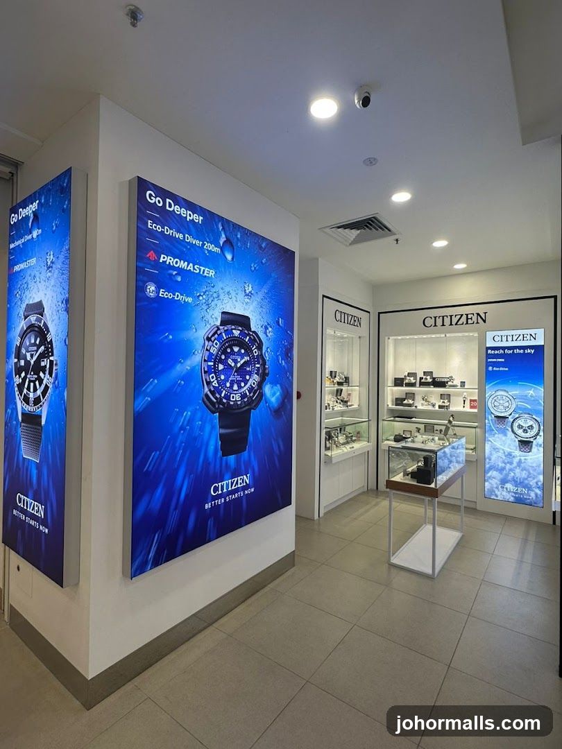 Citizen Watch Store Interior