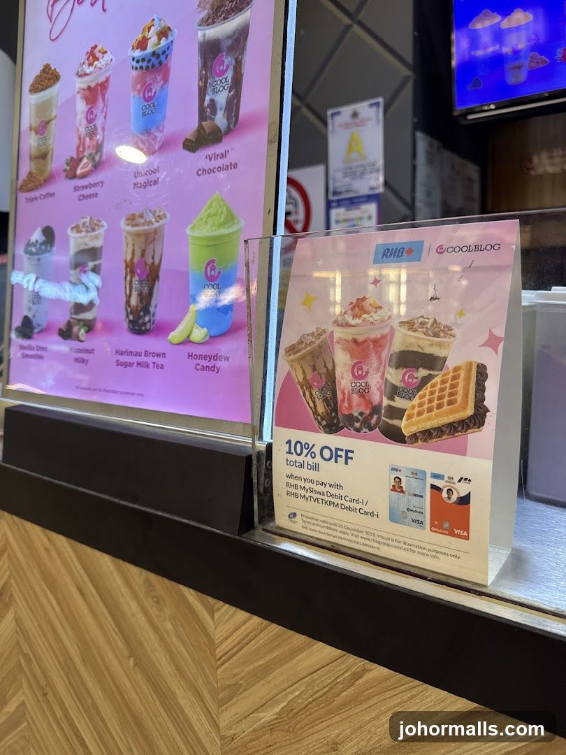 CoolBlog promotional display