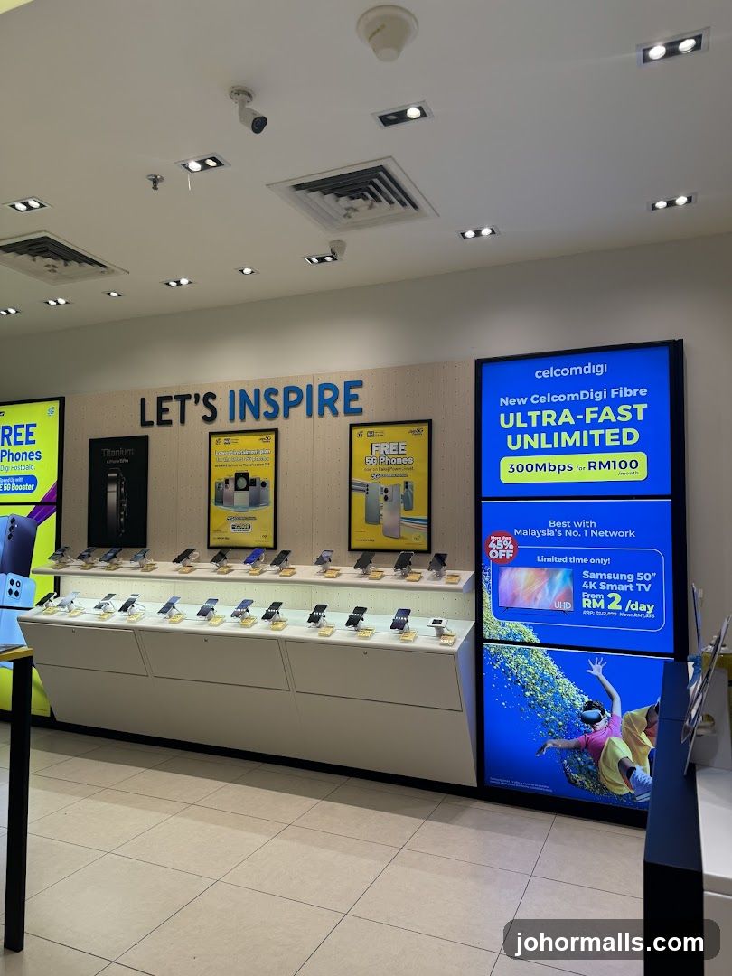 CelcomDigi Store Interior