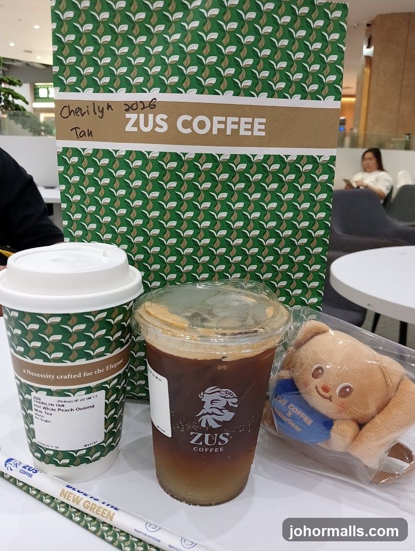 ZUS COFFEE Interior Setup