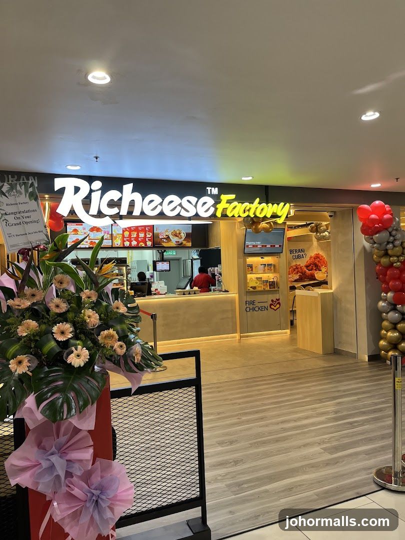 Richese Factory storefront entrance