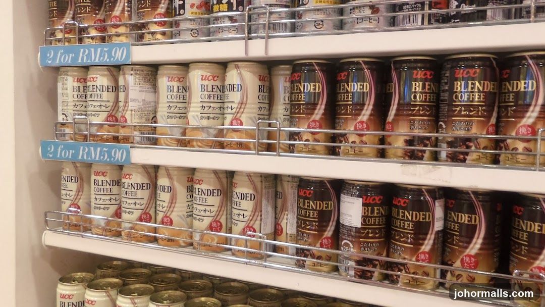 UCC Blended Coffee Shelf Display