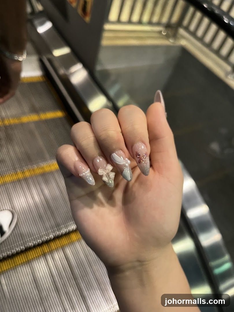 Hand with Nail Art
