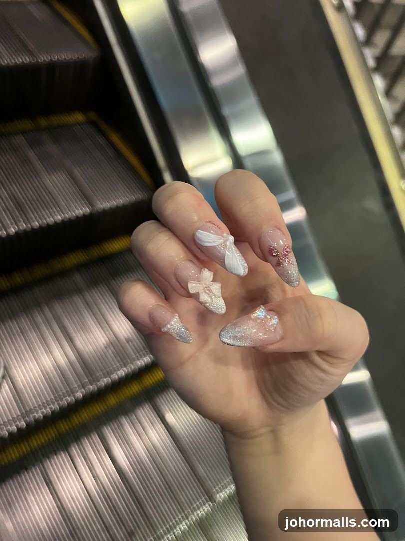 Hand with Nail Art
