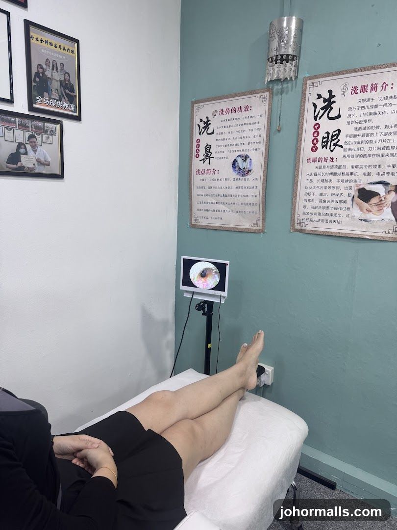 Interior of eye care clinic