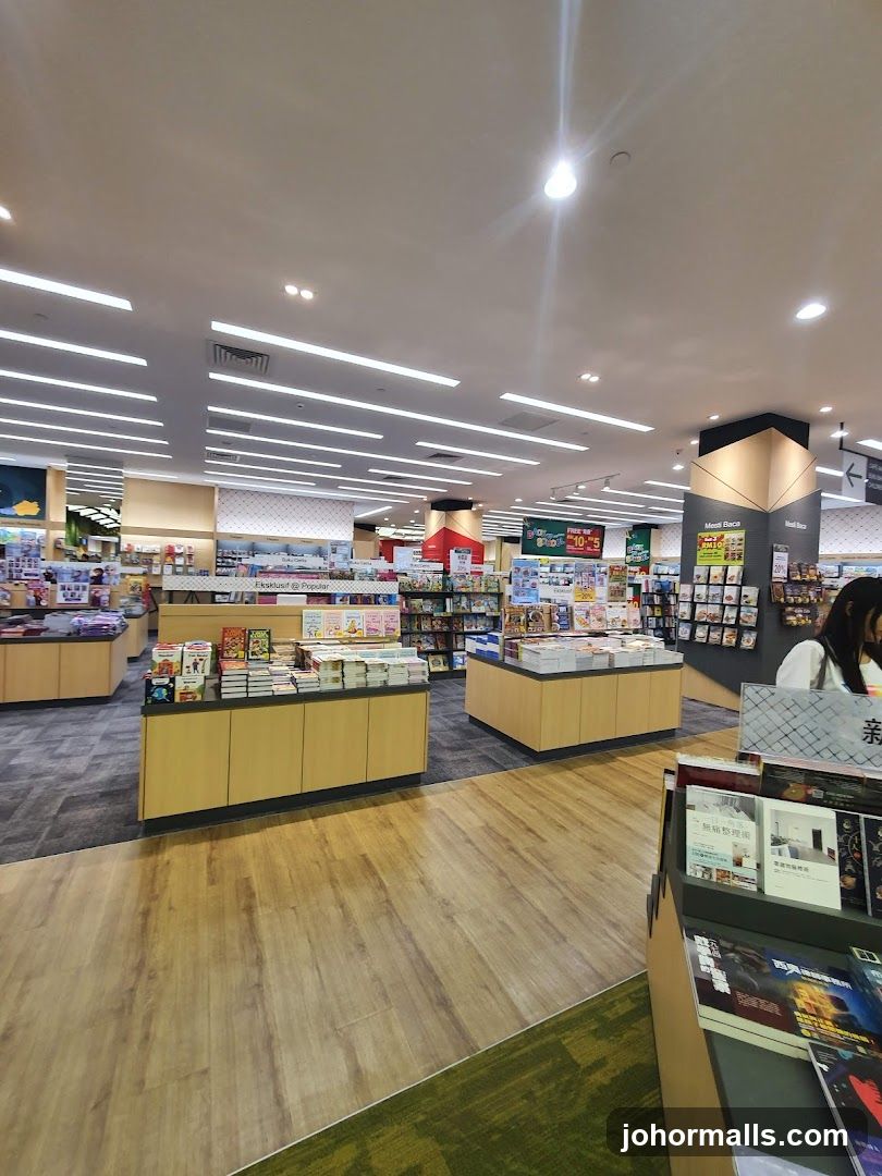 Interior of a bookstore