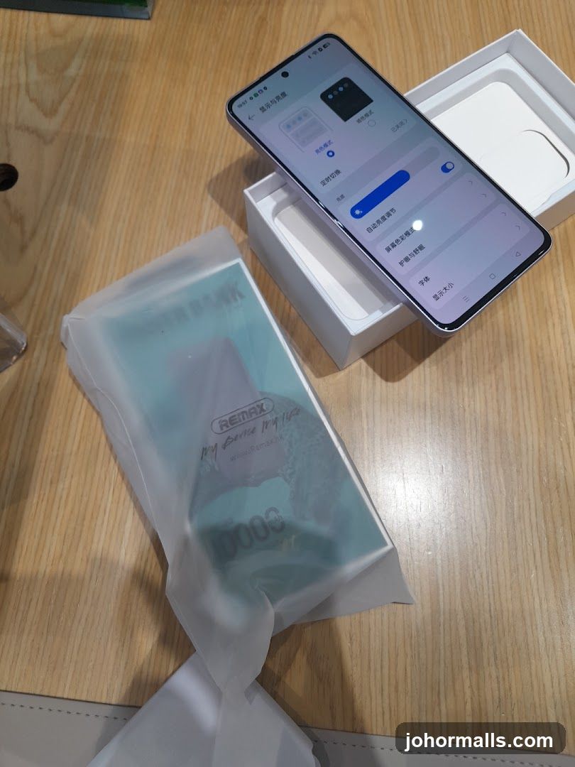 Phone Unboxing Setup