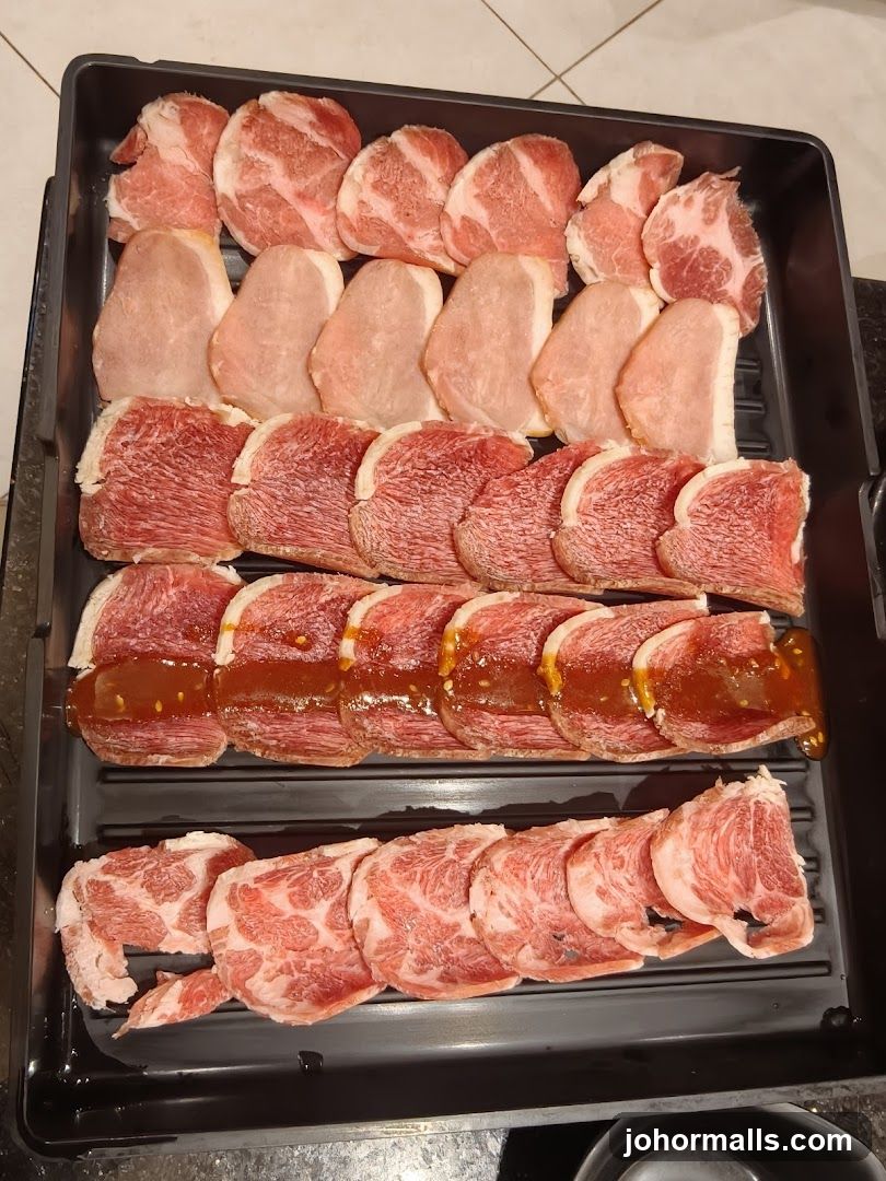Grilled meat preparation