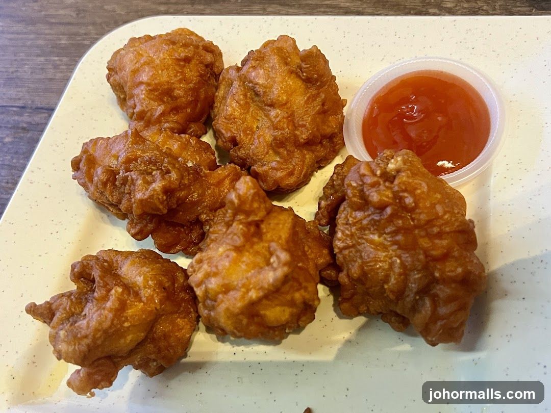 Fried Food with Sauce