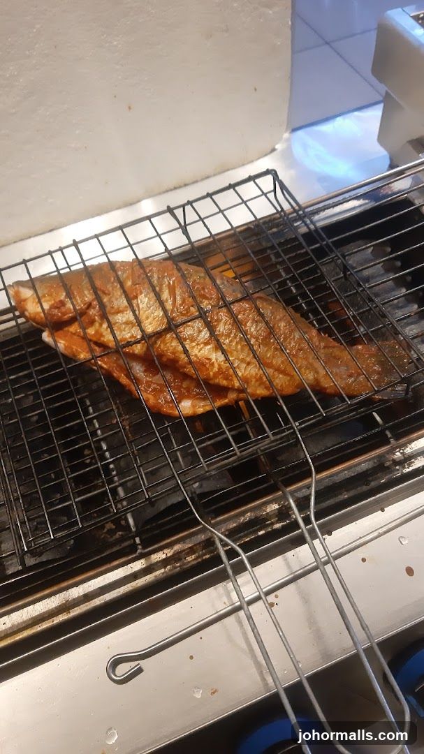 Grilled Fish on Grill