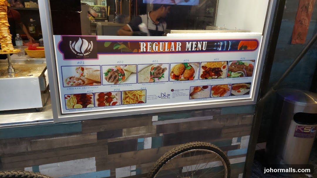 Regular Menu at Shawarma and Grill Corner