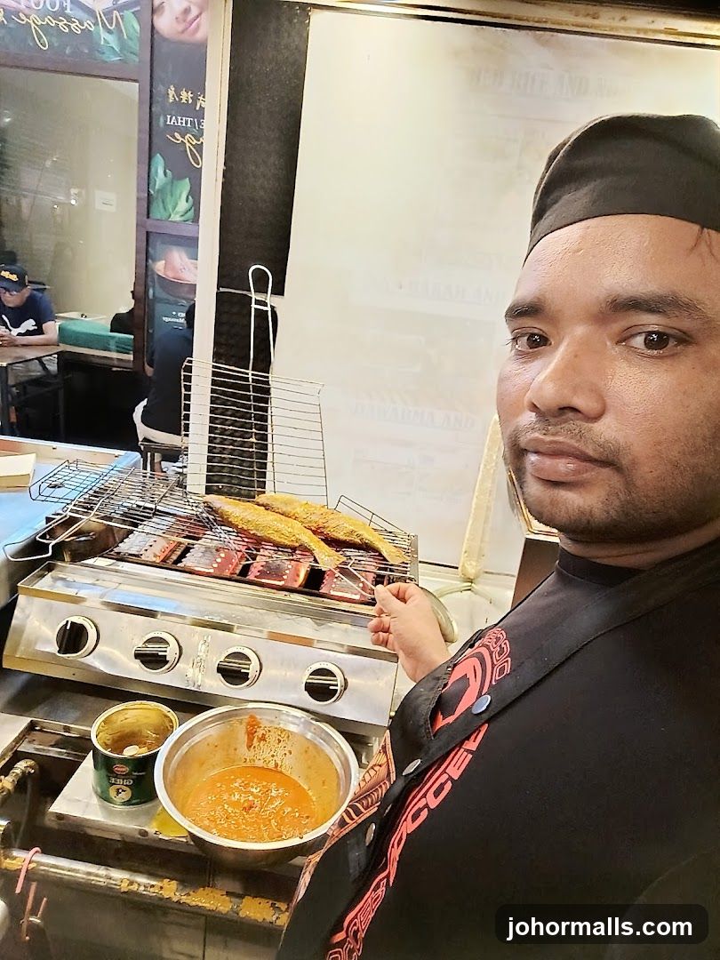 Restaurant Interior Food Preparation Area