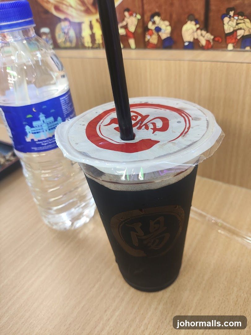 Tabletop drink and water bottle