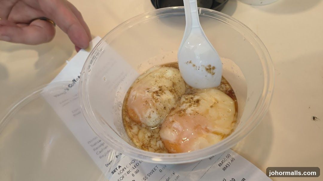Food in container with spoon