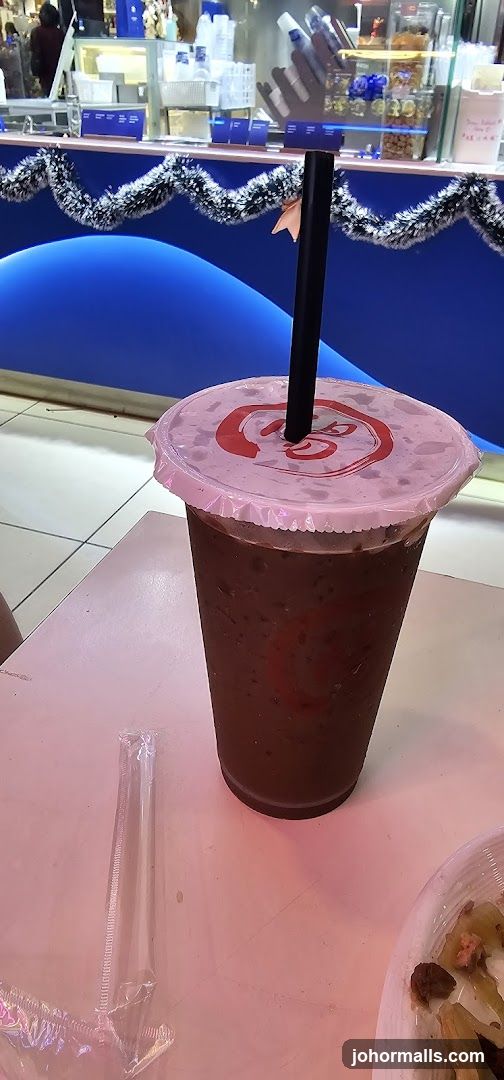 Cup of beverage at counter