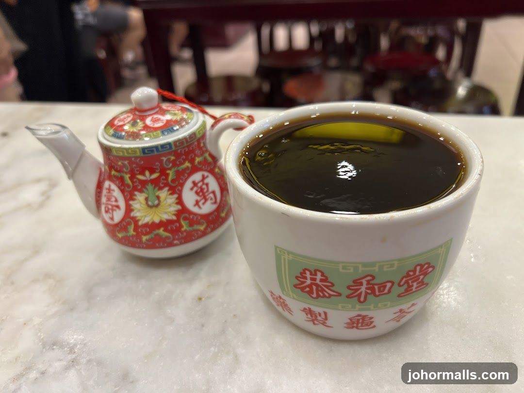 Tea Set on Marble Table