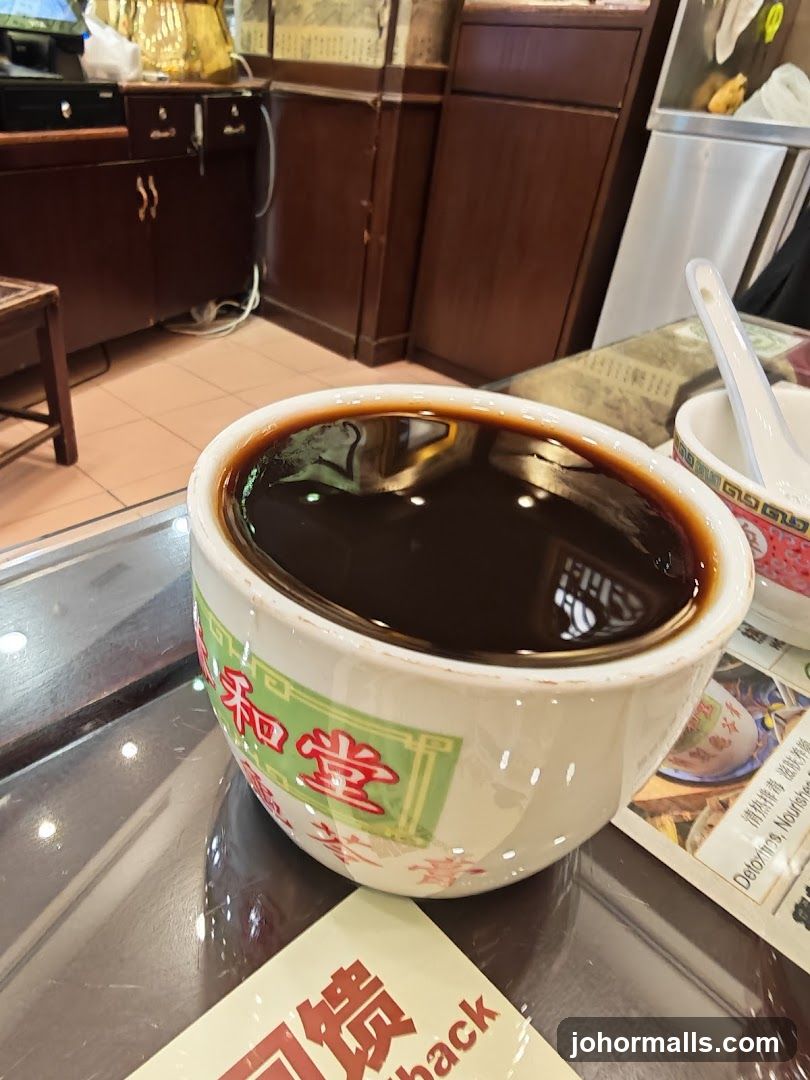Interior of a tea shop