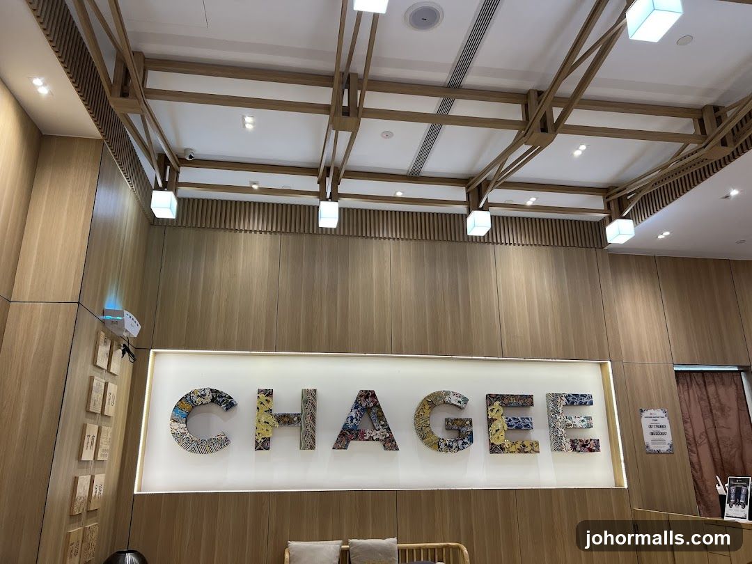 CHAGEE interior signage