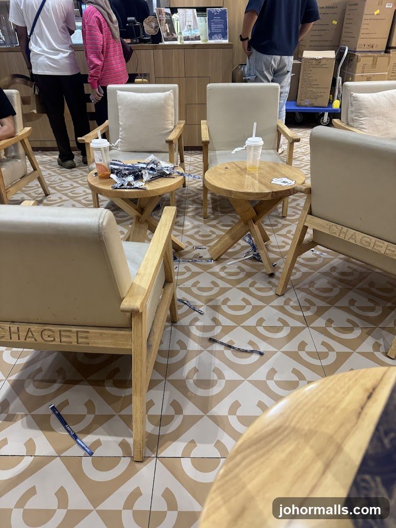 Interior seating area