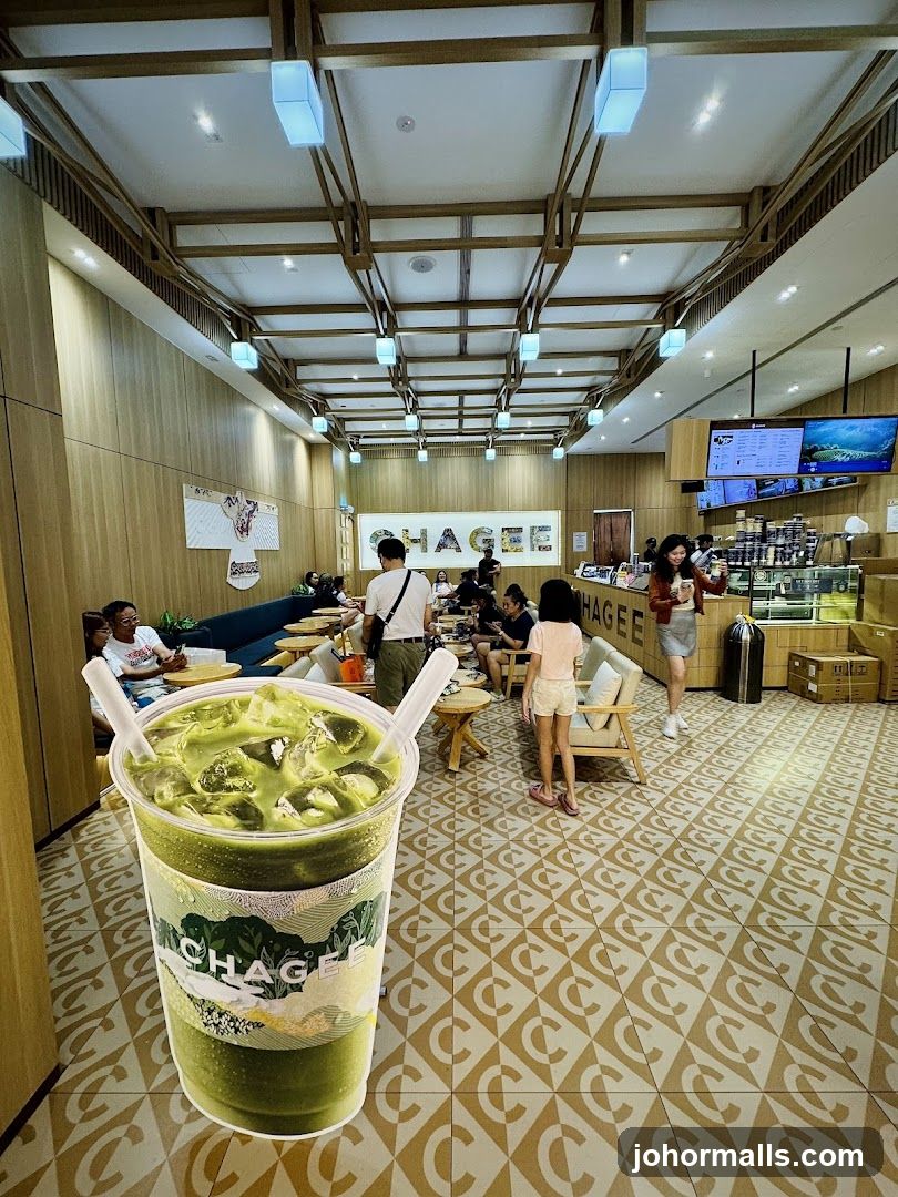 Interior of a beverage shop