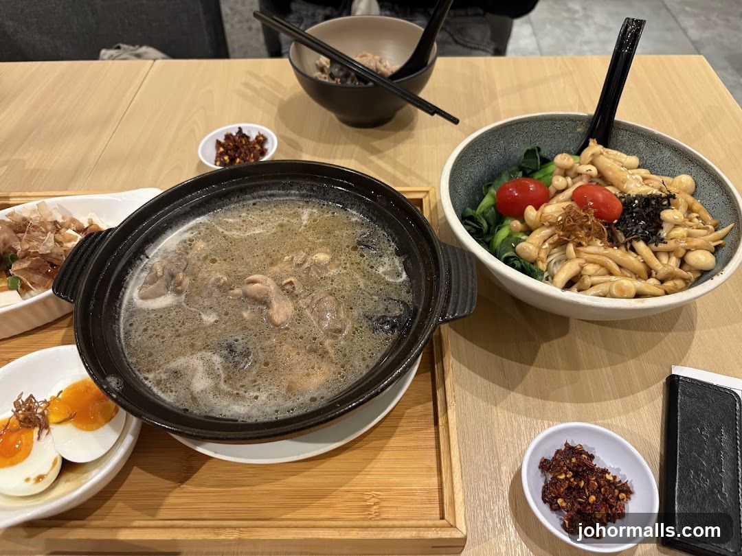 Table Setting with Food