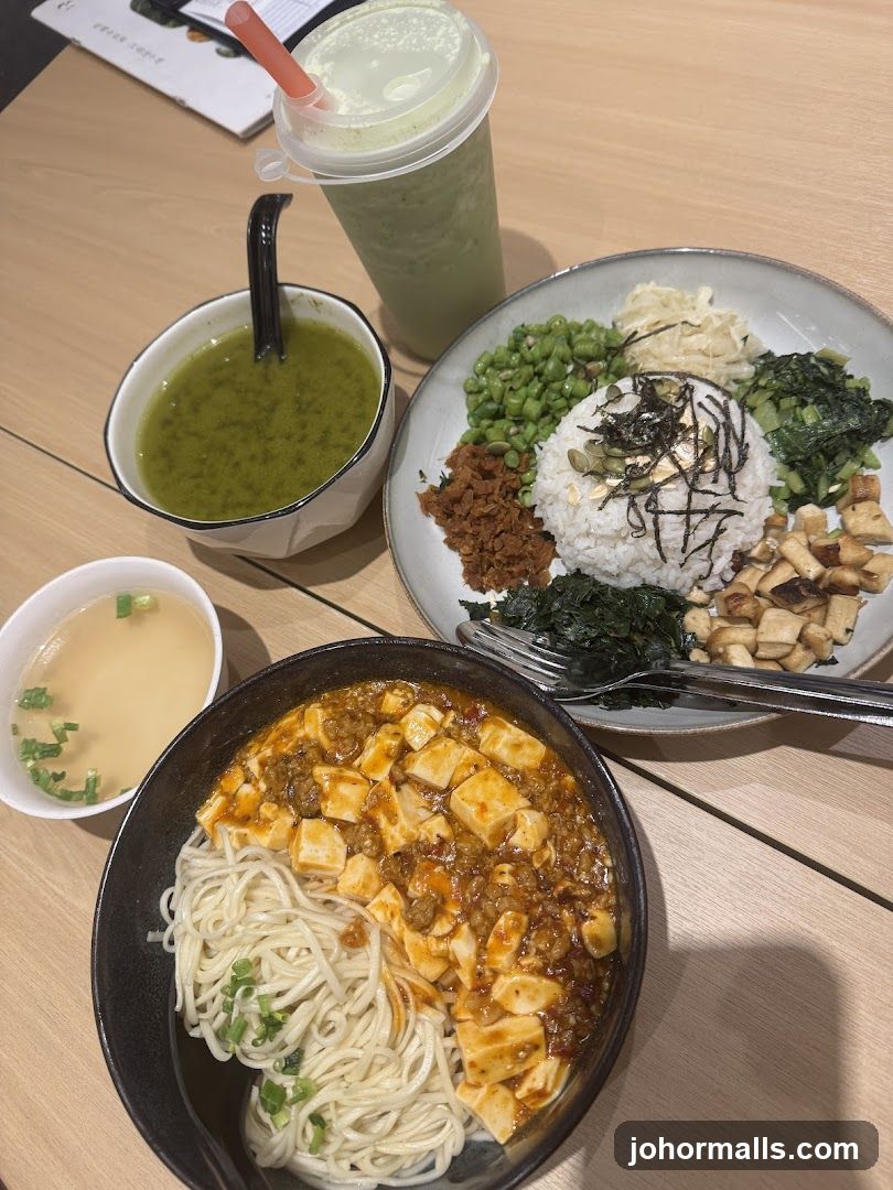 Table with Food Items
