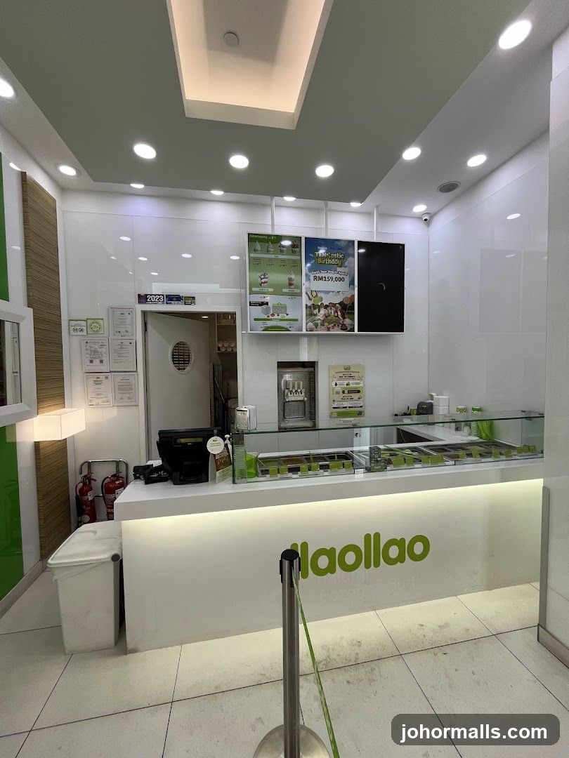 Interior of a beverage shop