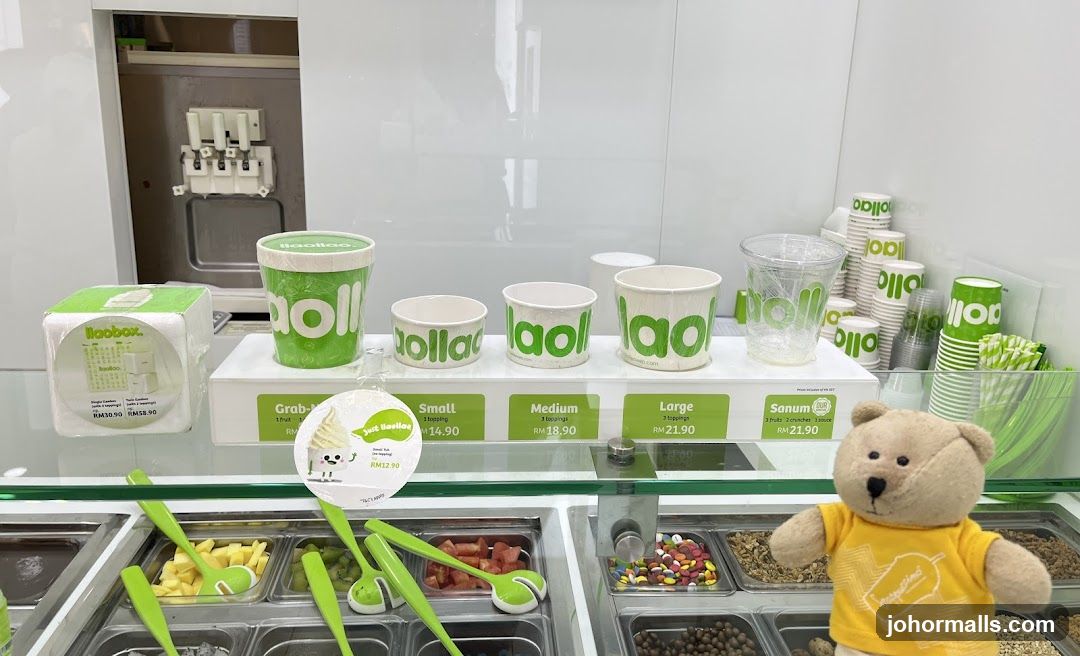 Ice cream shop interior