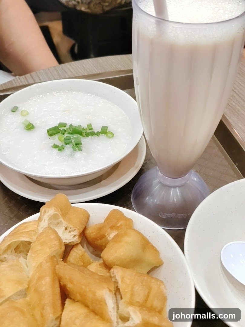 Table Setting with Breakfast Items