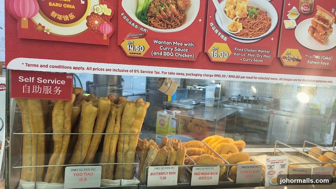 Self Service Food Display