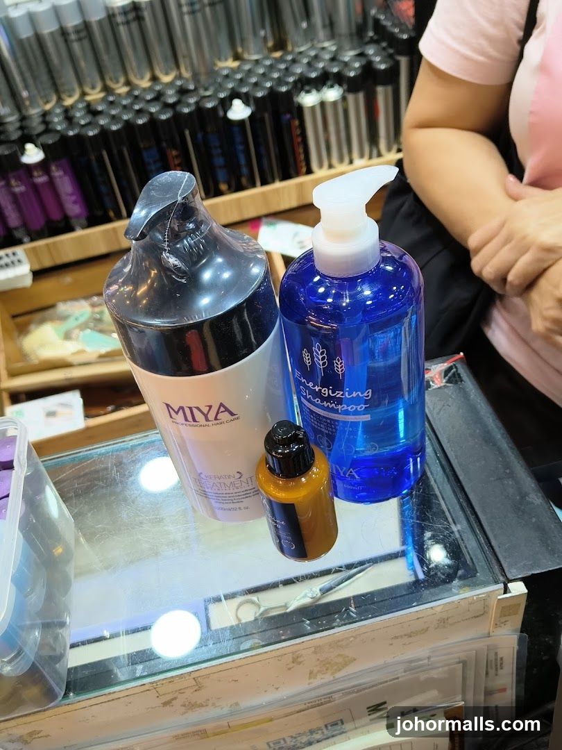 Hair Care Products Display