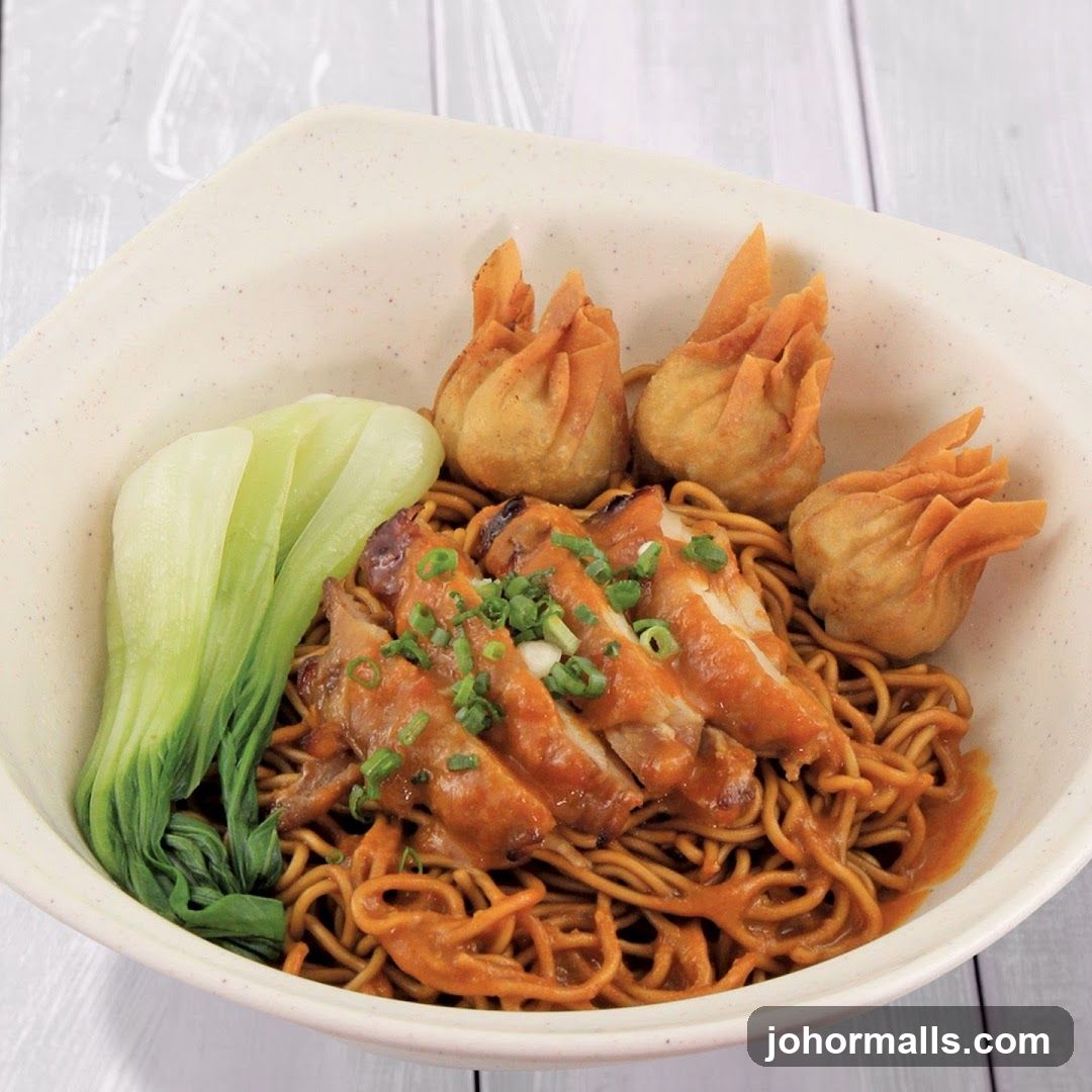 Noodles with Chicken and Wontons