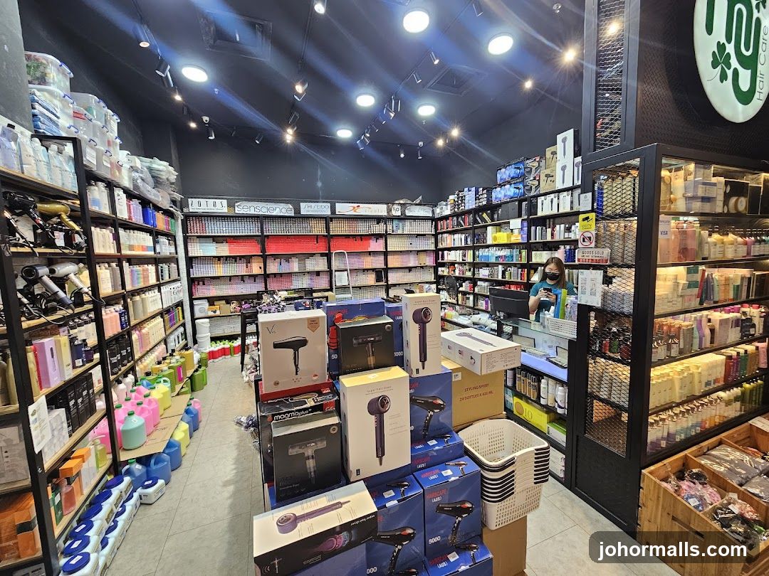 Interior of a retail store