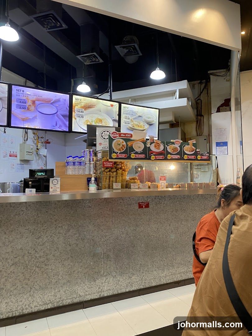 Food stall interior