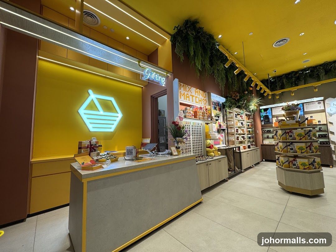 Interior of a retail store