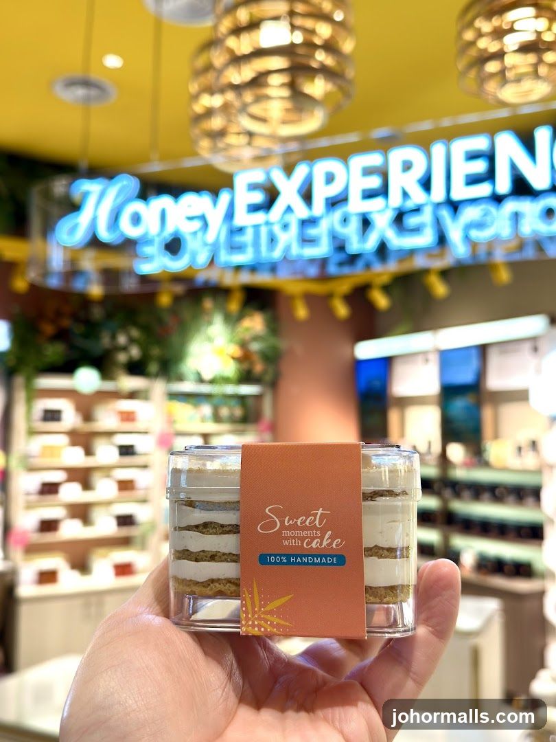 Handheld Cake in Storefront