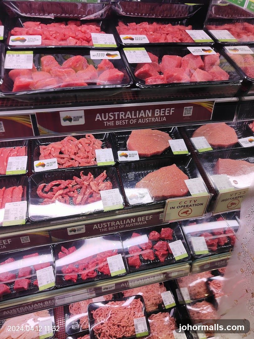 Australian Beef Section in Supermarket