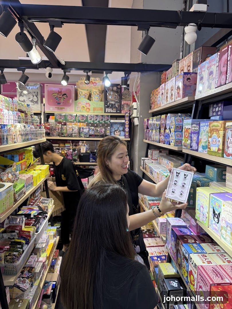 Inside a toy store