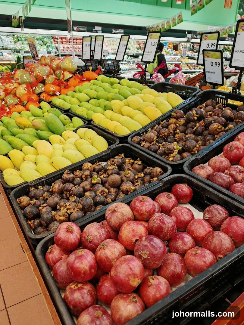 Fruit Section in Supermarket