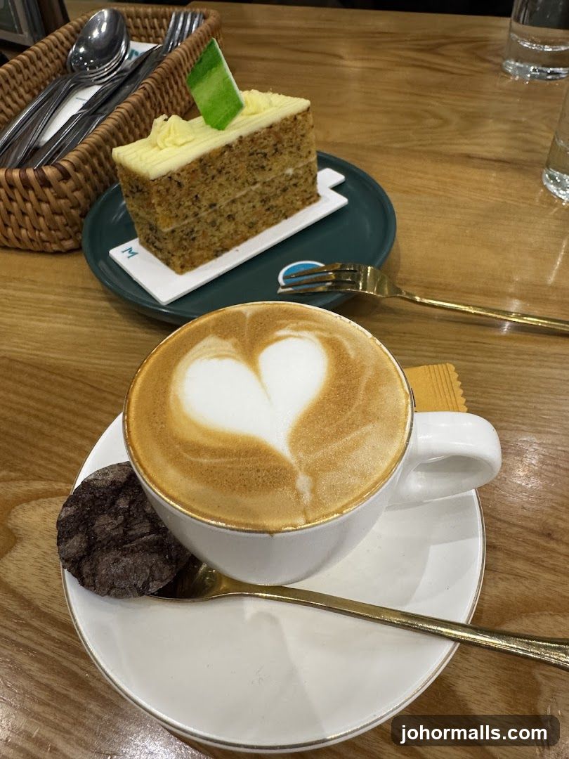 Coffee and Cake at Café
