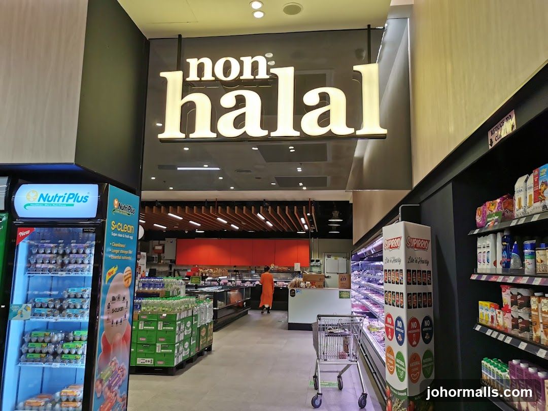 Interior of a supermarket section