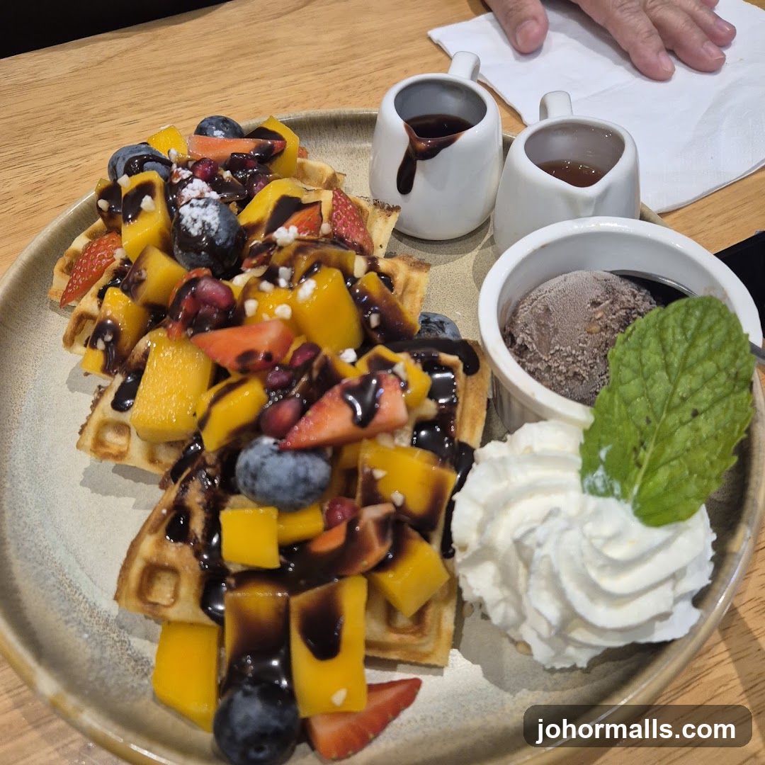 Waffle Dessert Plate