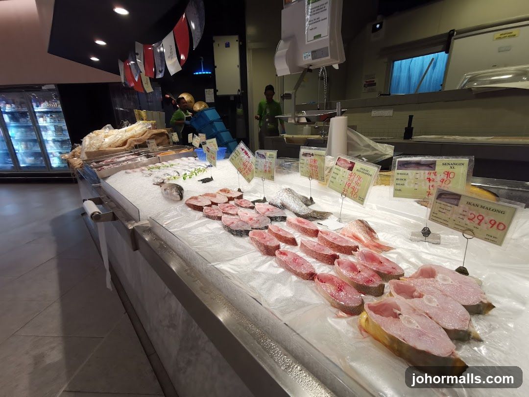 Fish Market Counter Interior