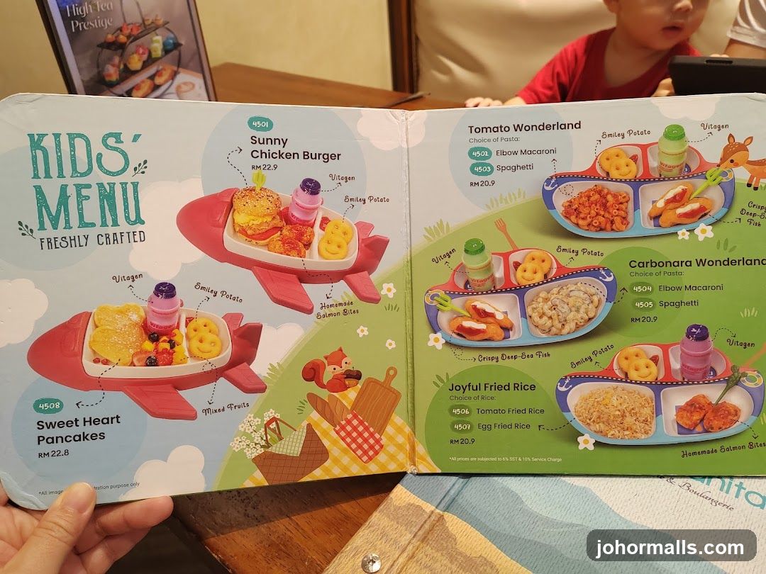 Kids' Menu